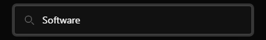 Subject search showing matching results in a dropdown